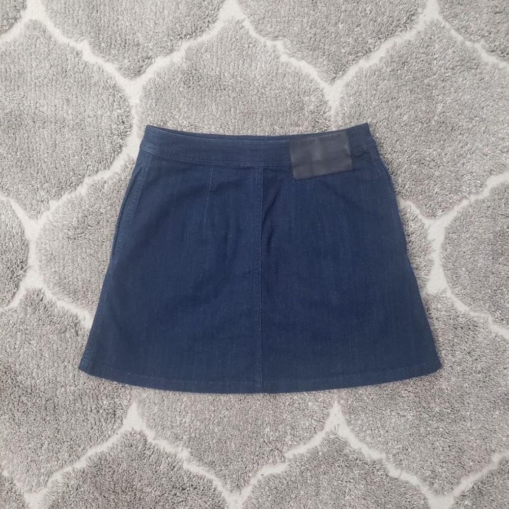 SOLD Rag & Bone Siggy Denim Mini Skirt Sz 0 - Picture 4 of 8
